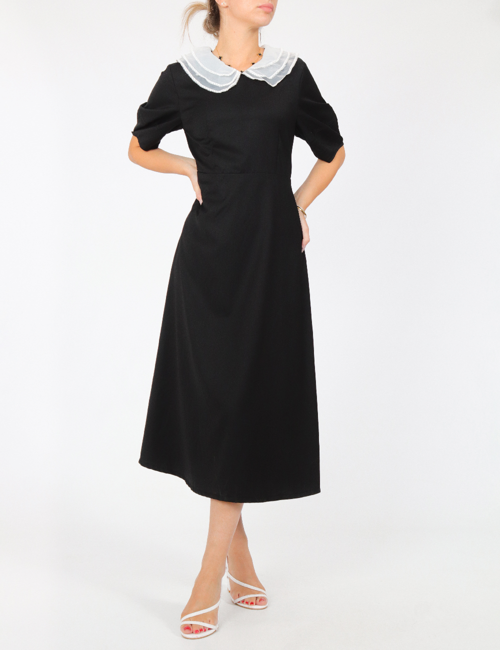 Rochie medie Dazy, negru