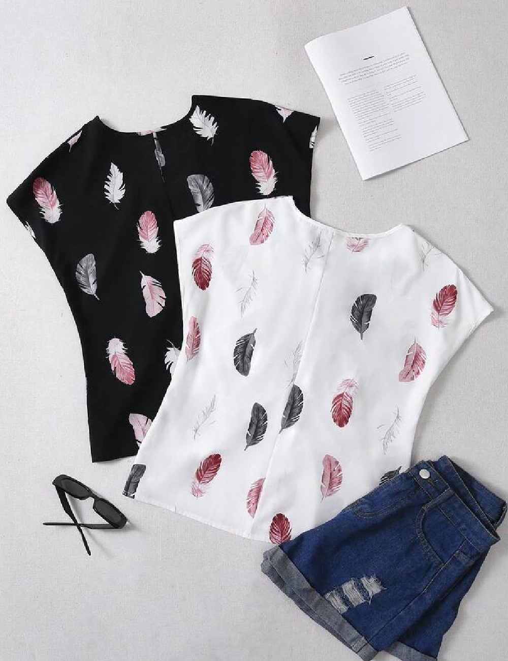 Set bluze 2 bucati SHEIN, mix culori - 1 | YEO