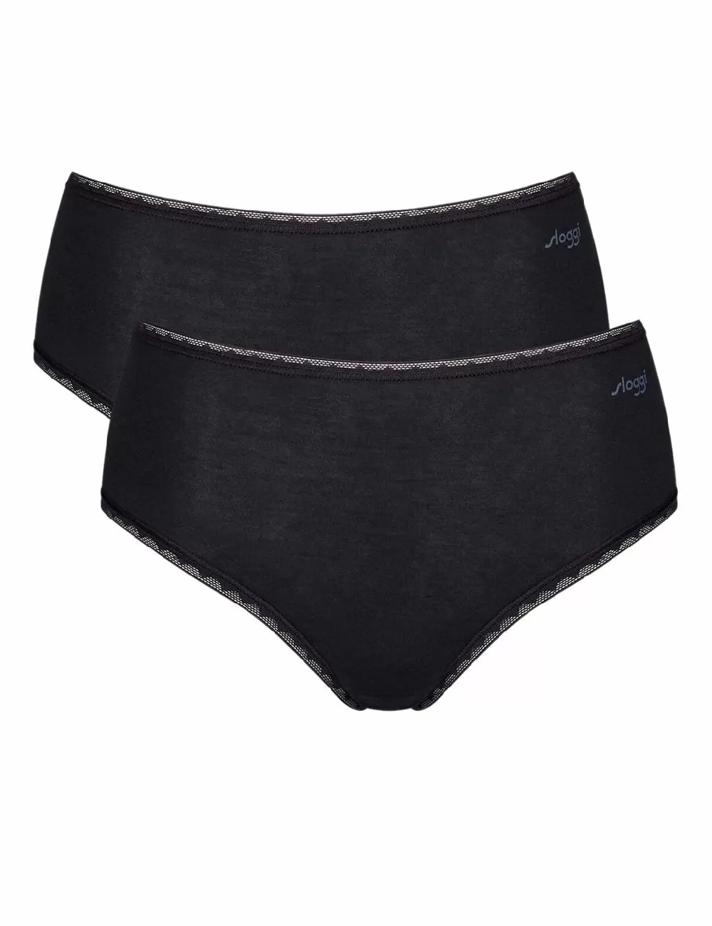 Set chiloti 2 perechi Sloggi by Triumph, negru