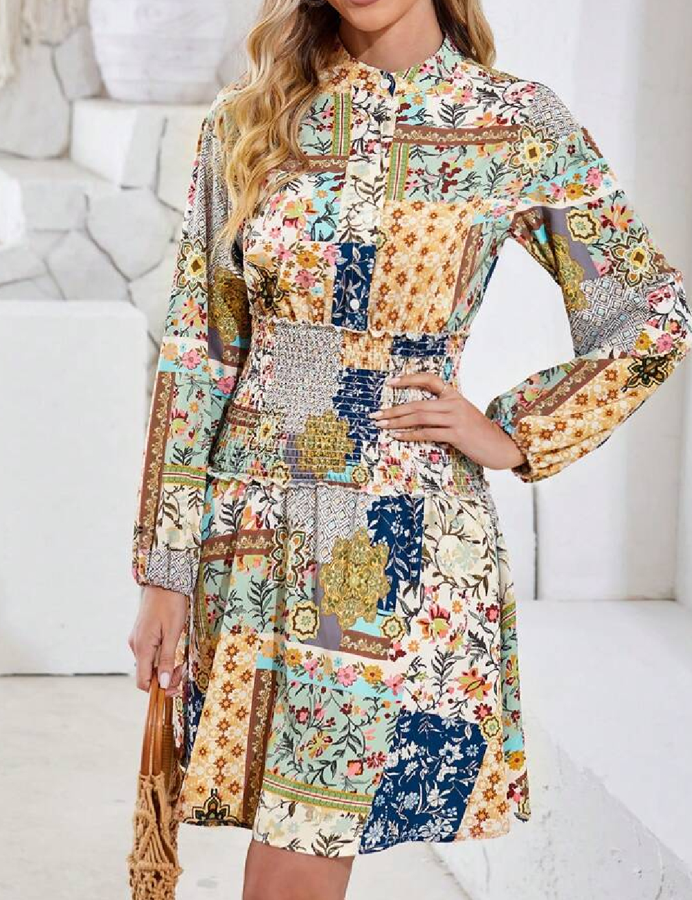 Rochie scurta SHEIN, mix culori