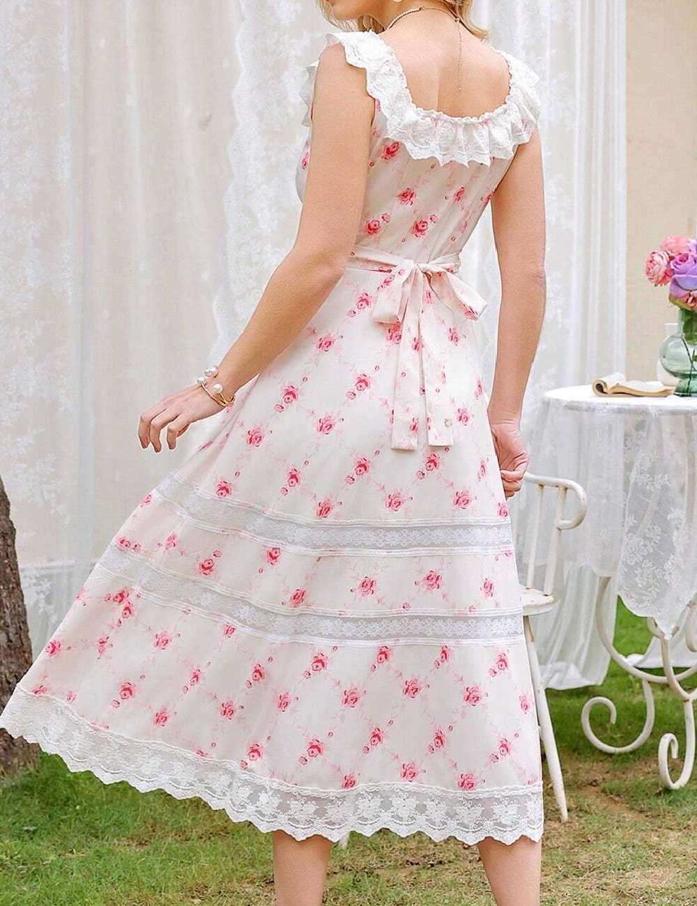 Rochie medie SHEIN, ecru - 1 | YEO