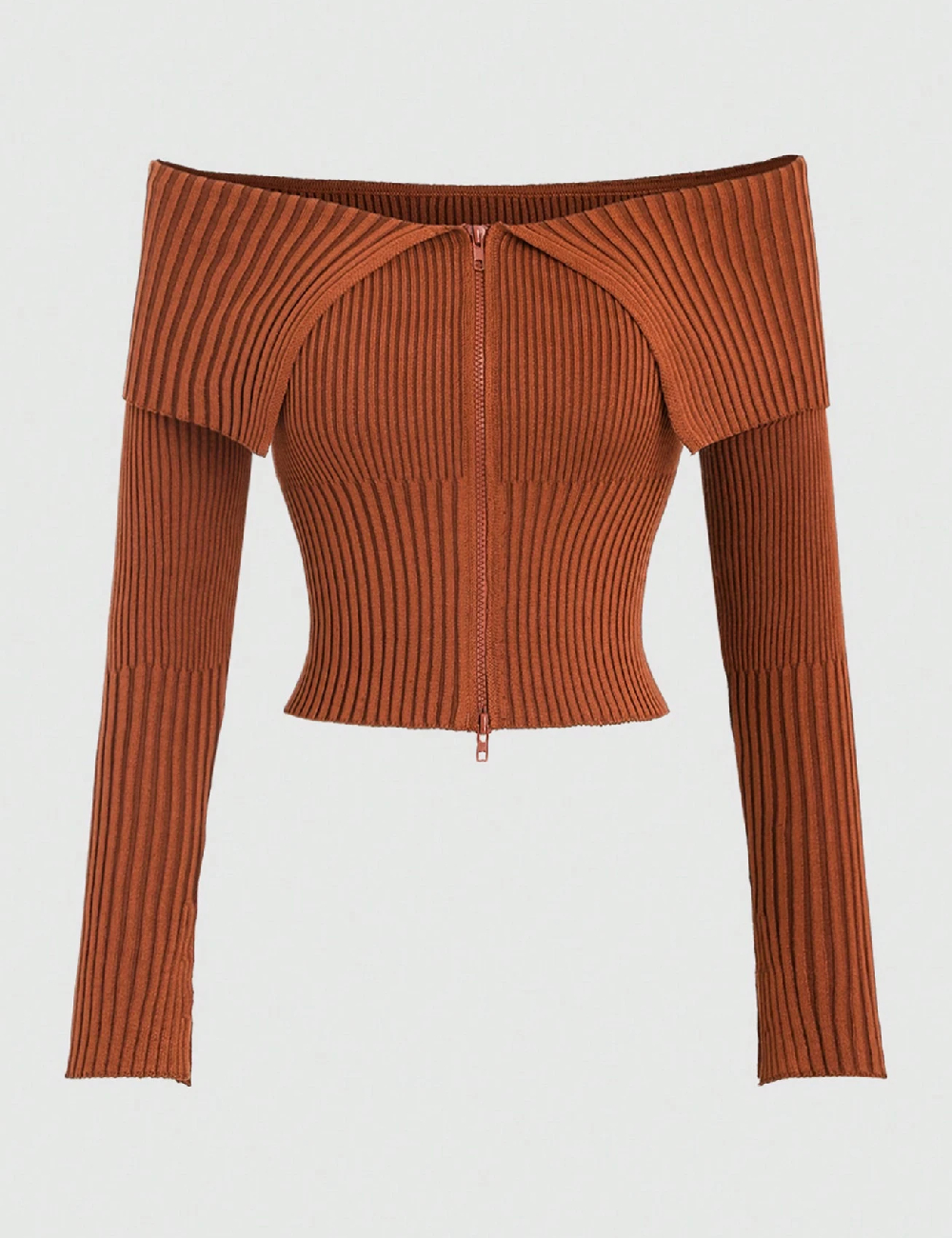 Bluza SHEIN, caramiziu