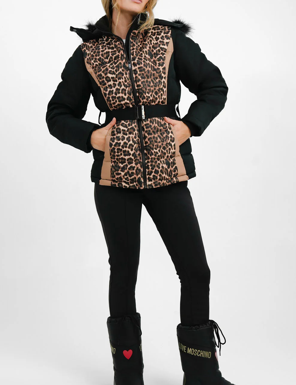 Geaca Threadbare, animal print