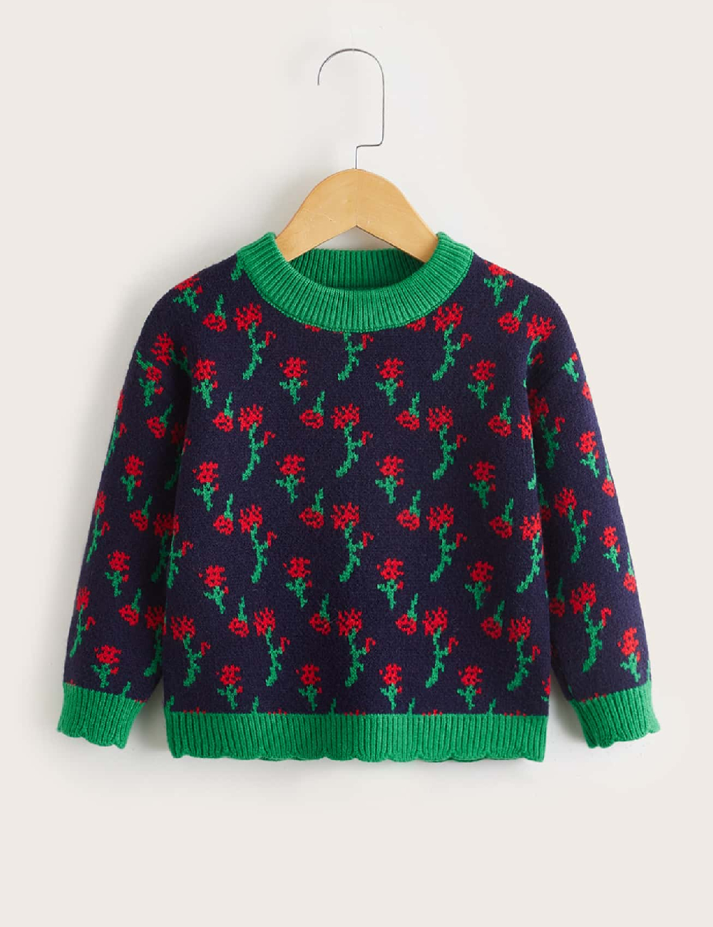 Pulover Shein Kids, bleumarin