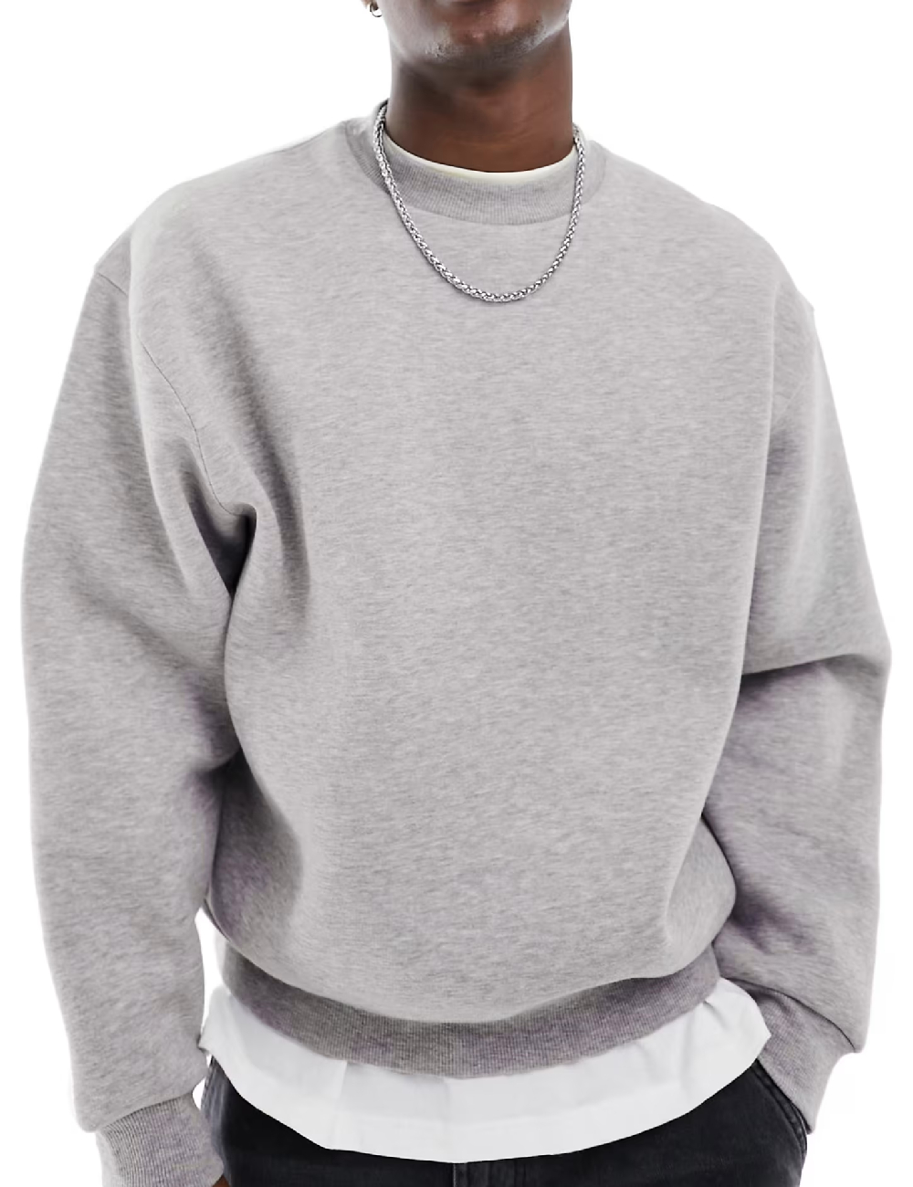 Bluza Oversize ASOS, gri