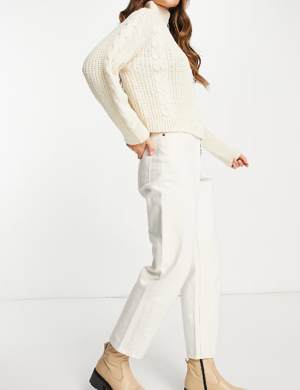 Pulover Top Shop, ecru - 1 | YEO