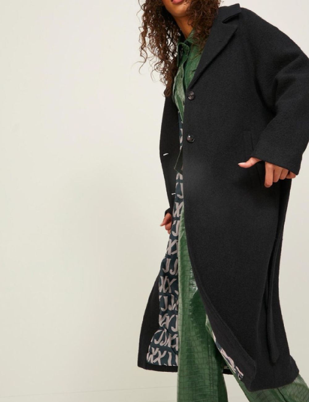 Palton Jack&Jones, negru - 1 | YEO