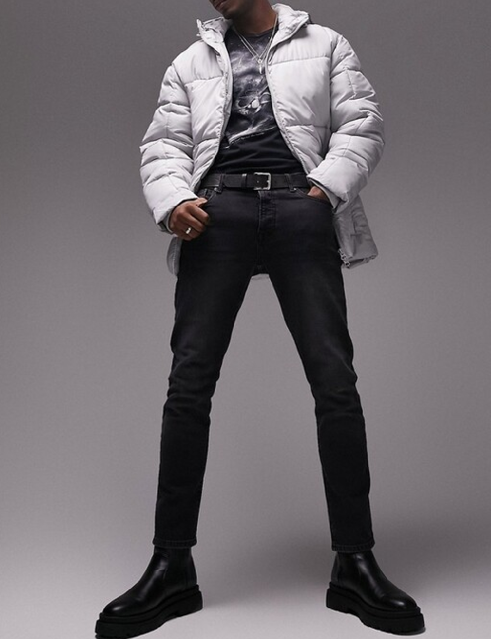 Geaca Topman, gri
