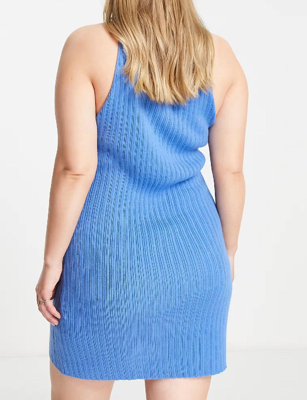 Rochie scurta ASOS Curve, albastru - 1 | YEO