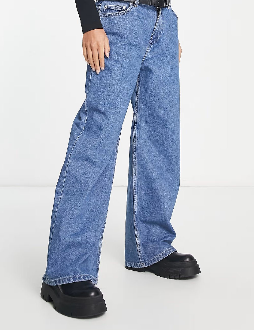 Blugi ASOS, albastru - 1 | YEO