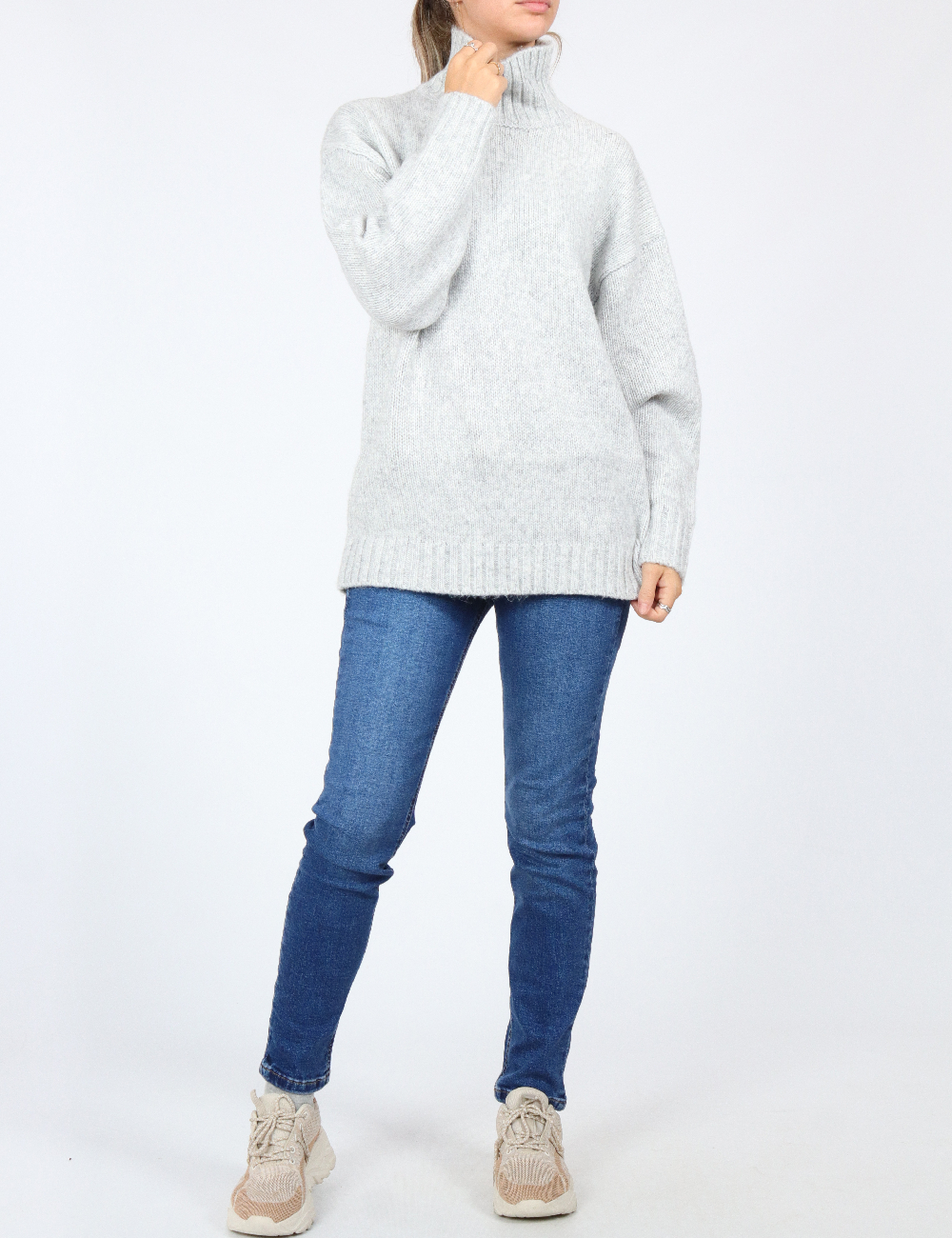 Pulover ASOS, gri - 1 | YEO