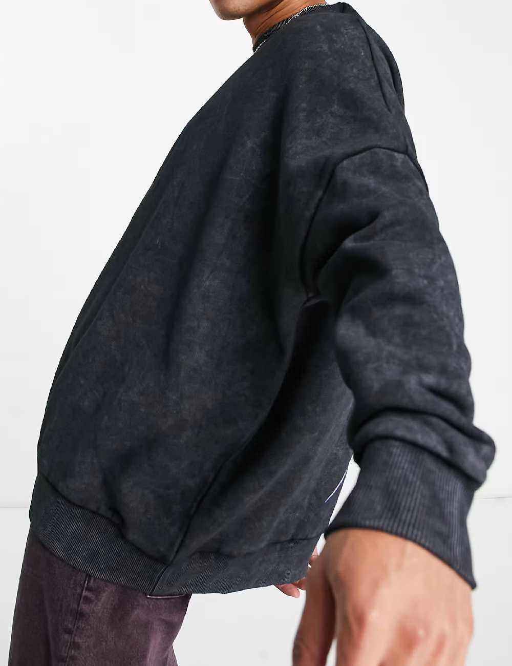 Bluza Oversize ASOS, negru