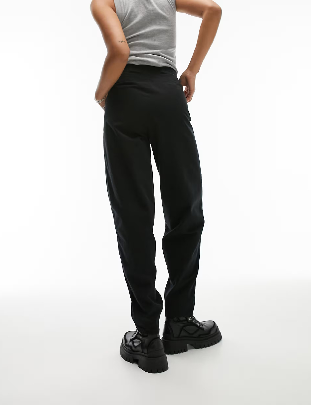 Pantaloni Top Shop, negru - 1 | YEO