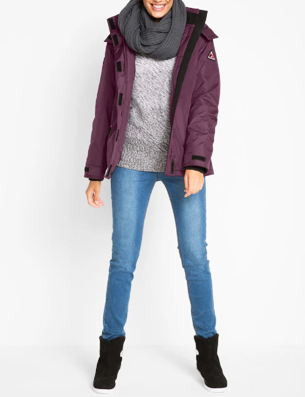 Geaca Bonprix, mov - 1 | YEO