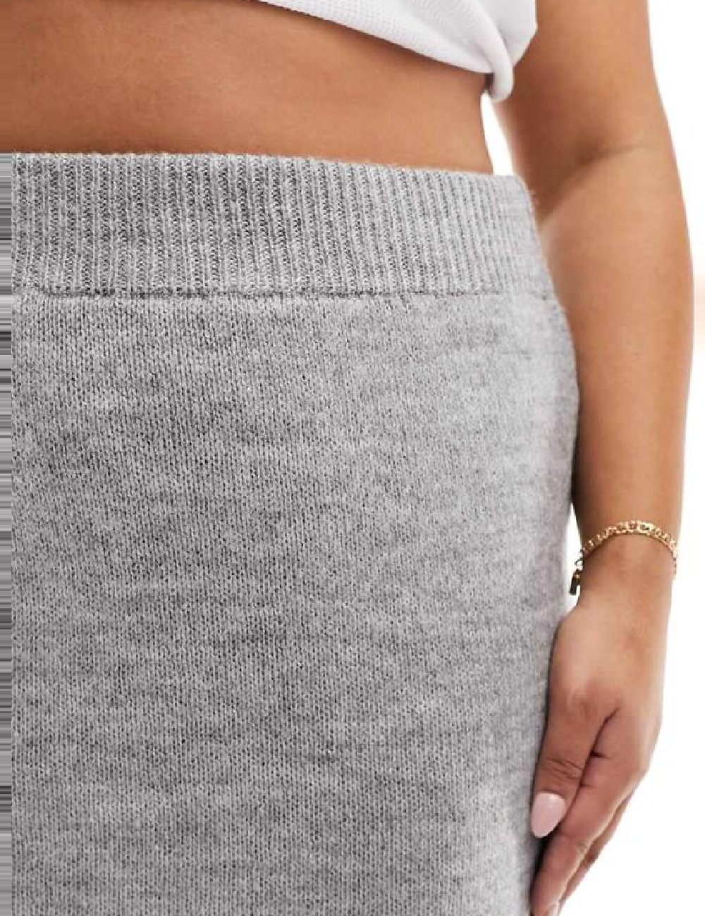 Fusta Collusion Plus Size, gri - 1 | YEO