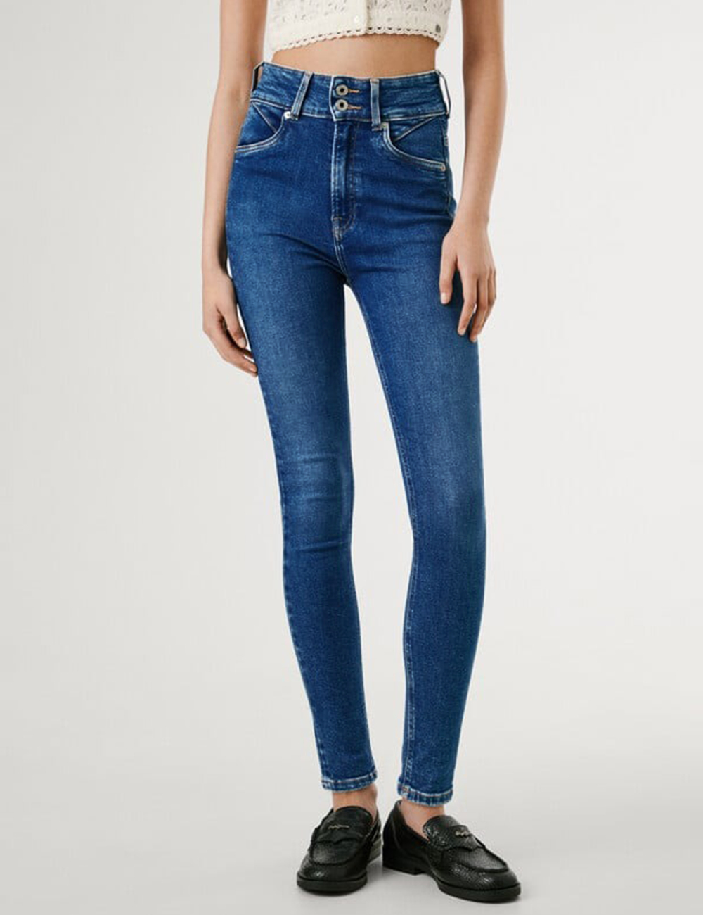 Blugi Pepe Jeans, albastru - 1 | YEO