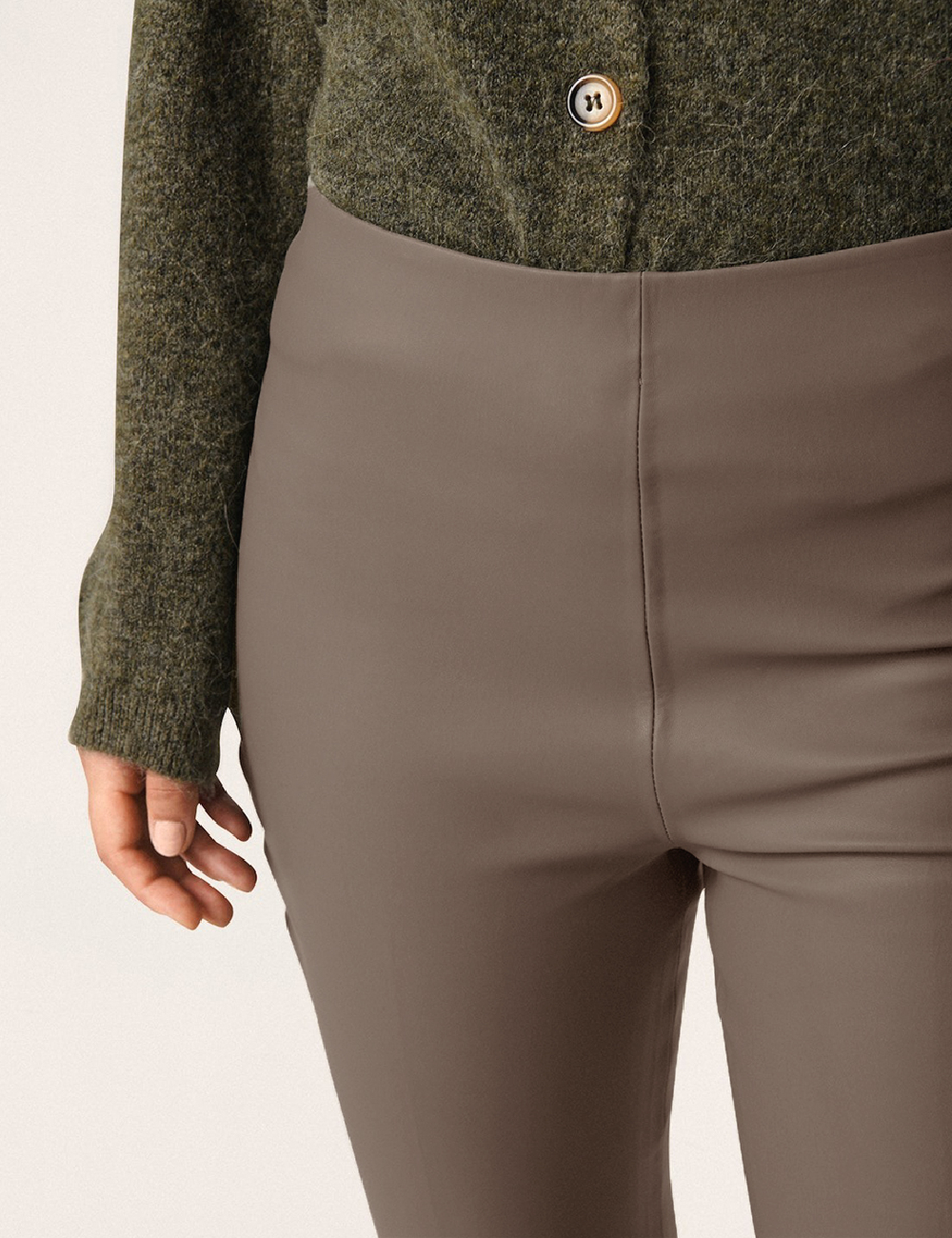 Pantaloni Soaked In Luxury, kaki - 1 | YEO