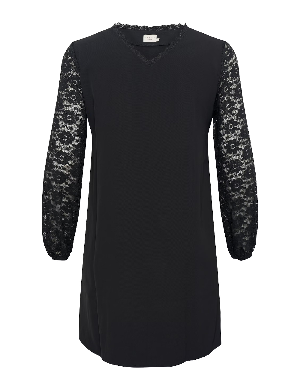 Rochie scurta Kaffe Curve, negru - 1 | YEO