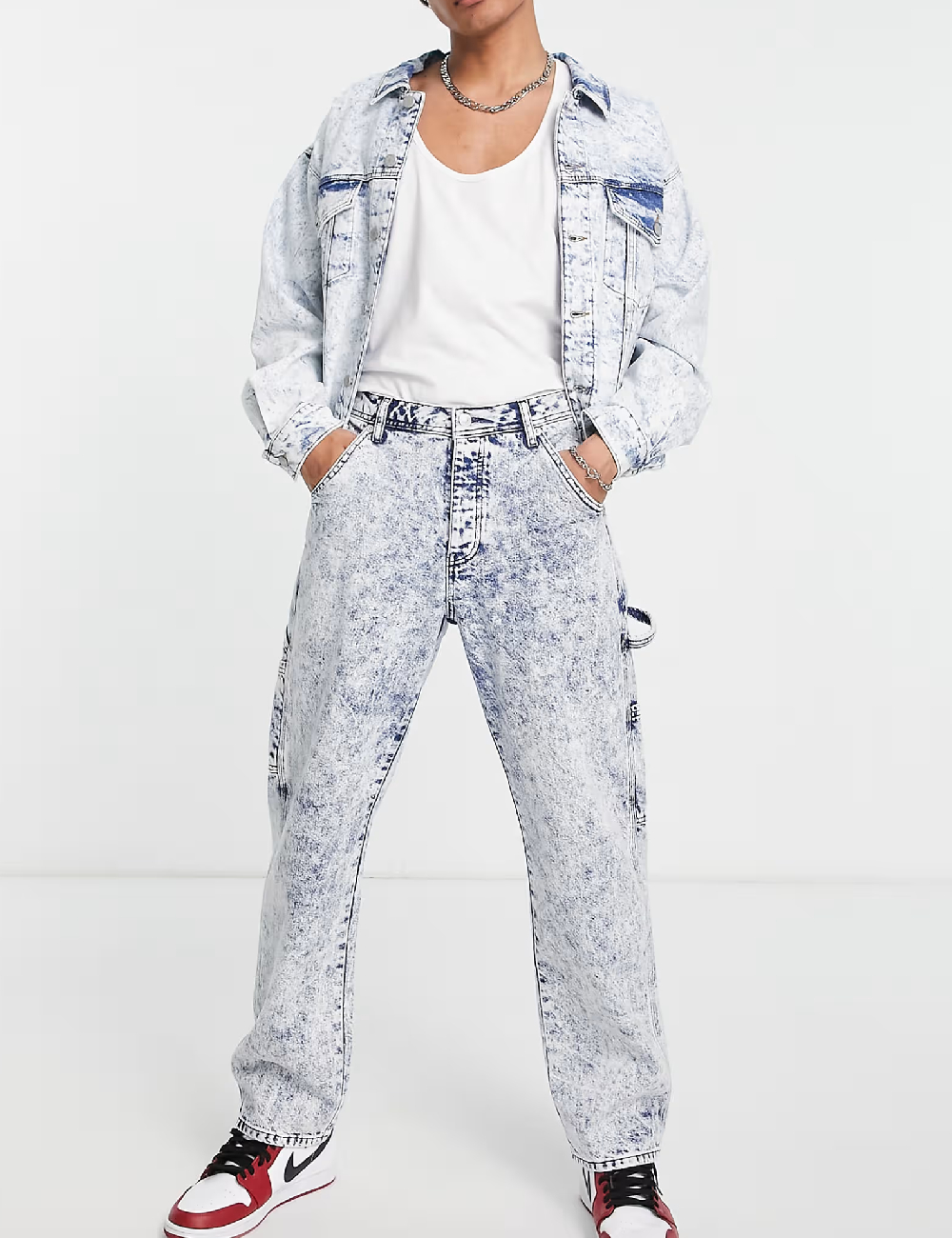 Jacheta ASOS, albastru