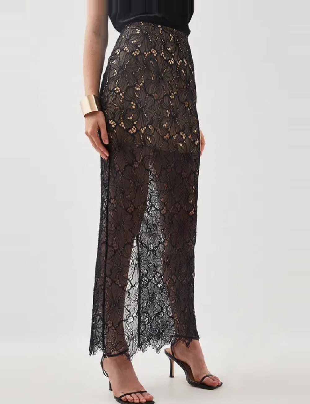 Fusta Karen Millen, negru - 1 | YEO