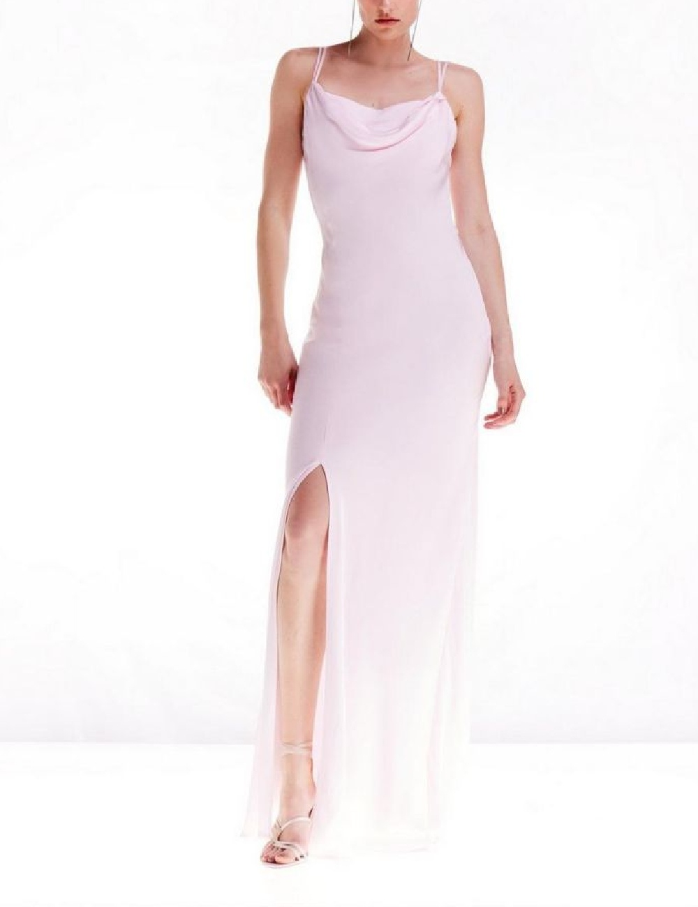 Rochie lunga Karen Millen, roz - 1 | YEO