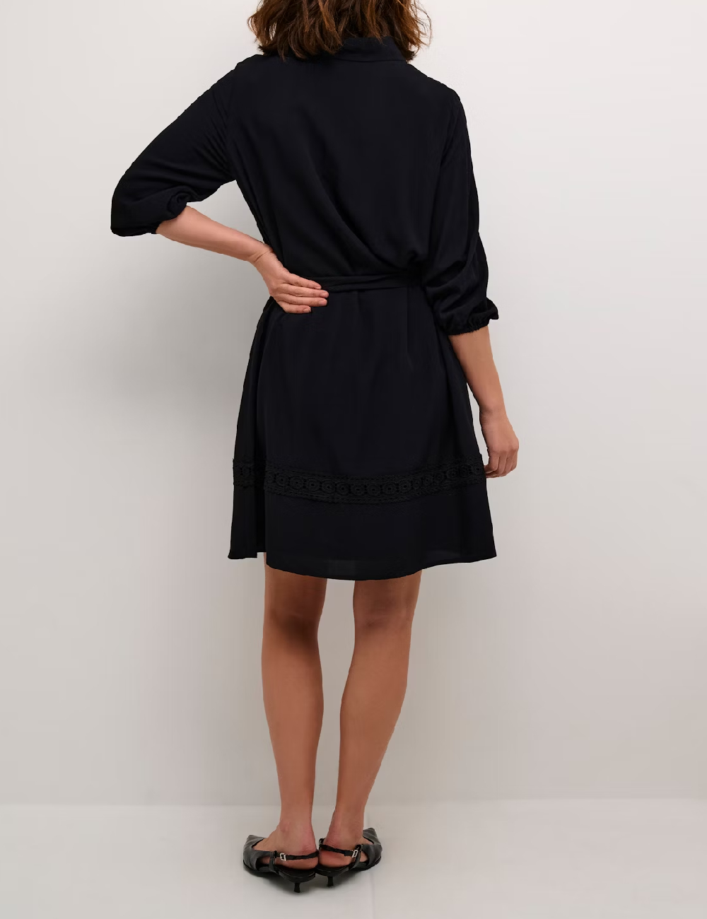 Rochie scurta Kaffe, negru - 1 | YEO