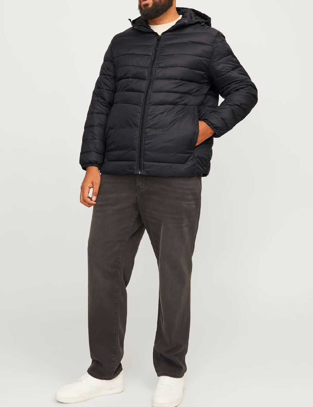 Geaca Jack&Jones Plus Size Men, negru