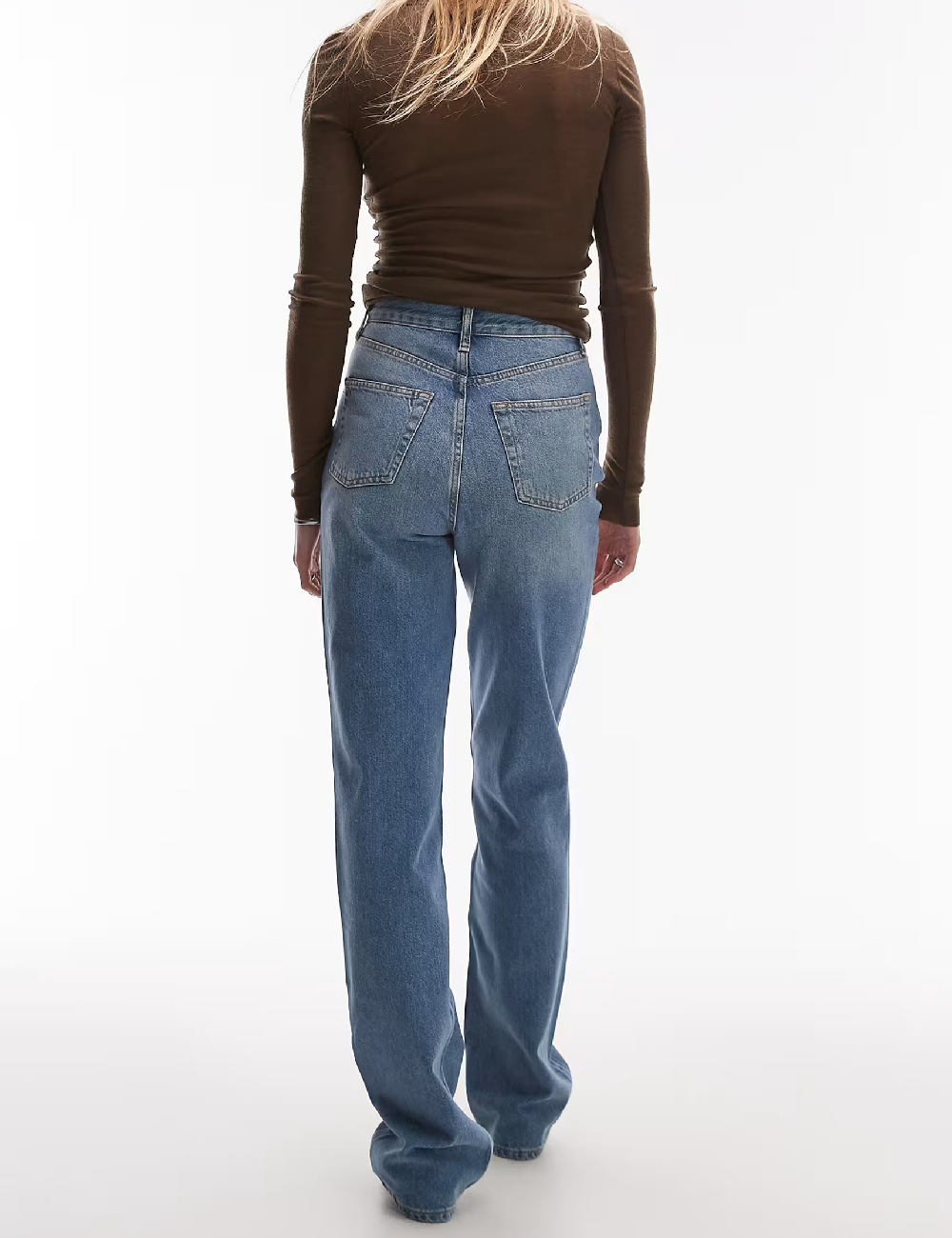Blugi Top Shop, albastru - 1 | YEO