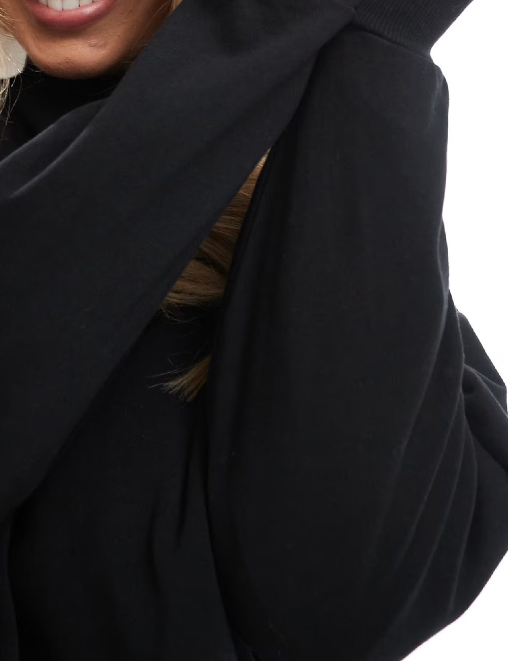 Bluza ASOS Curve, negru - 1 | YEO