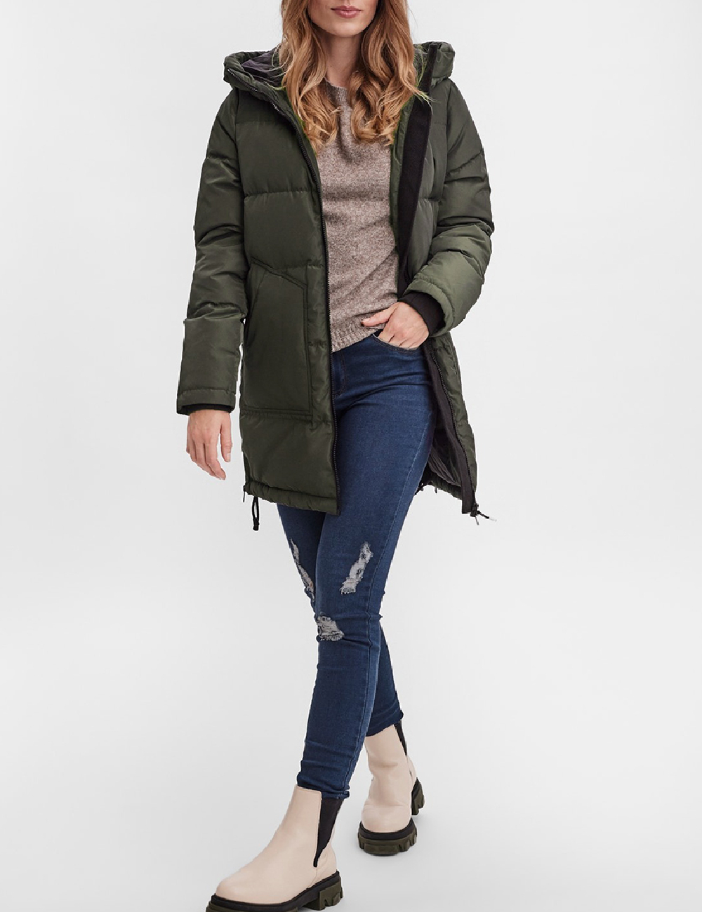 Geaca Vero Moda, verde - 1 | YEO