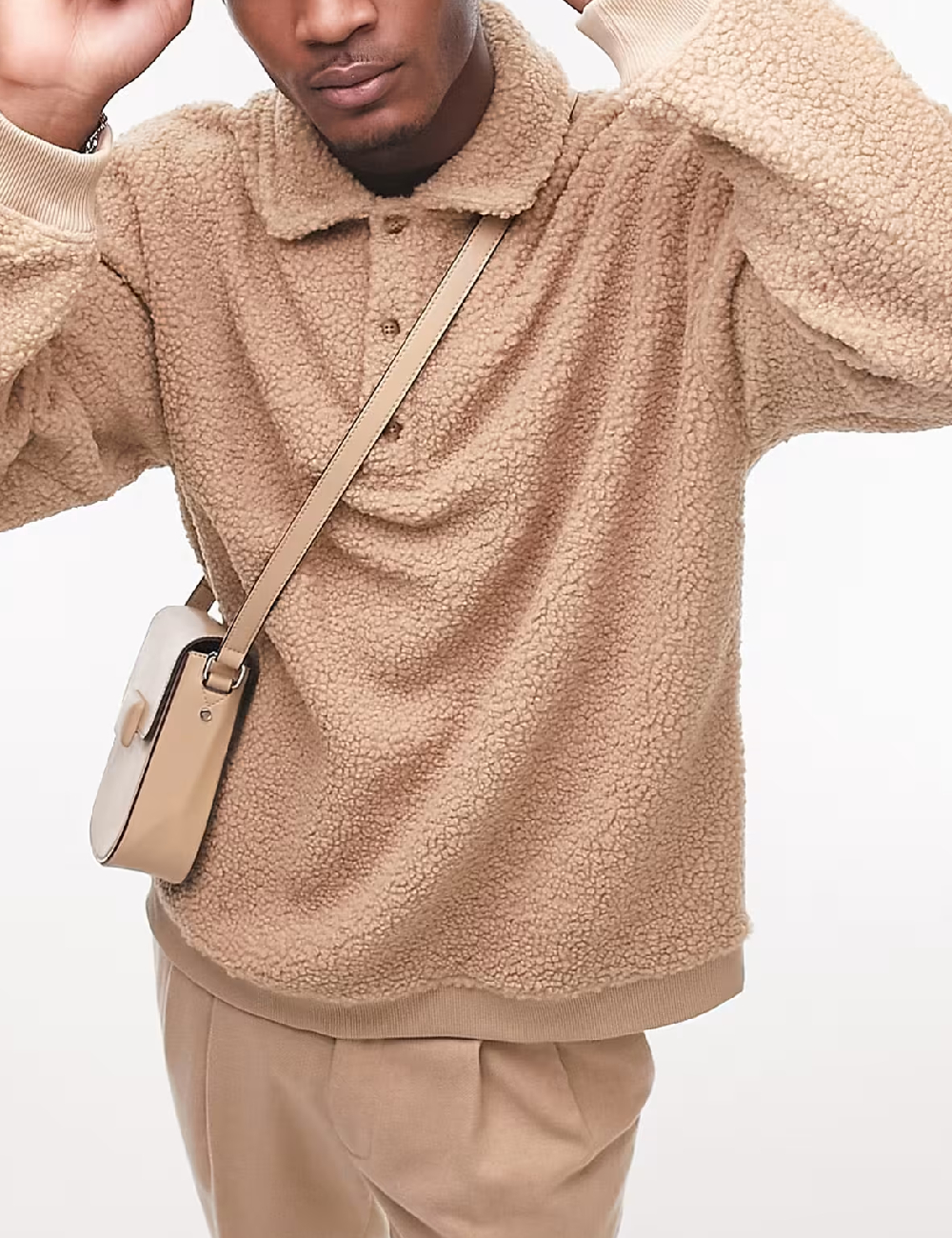 Bluza Oversize Topman, maro