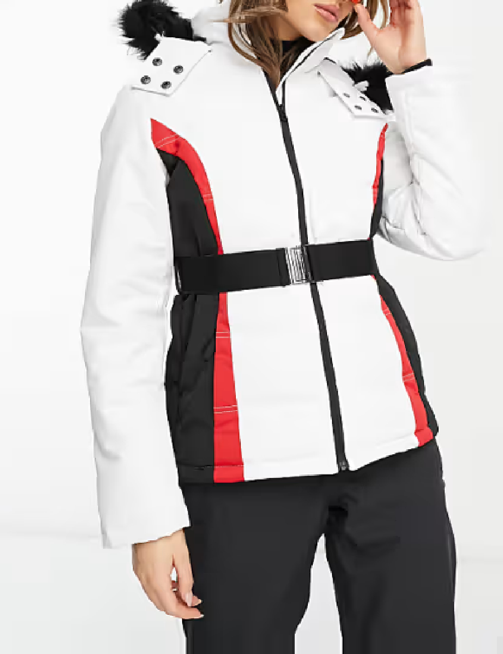 Geaca Threadbare, alb