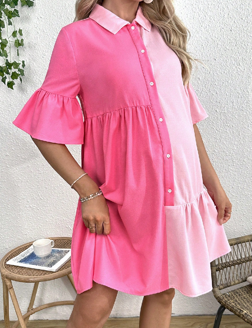 Rochie scurta SHEIN Maternity, roz