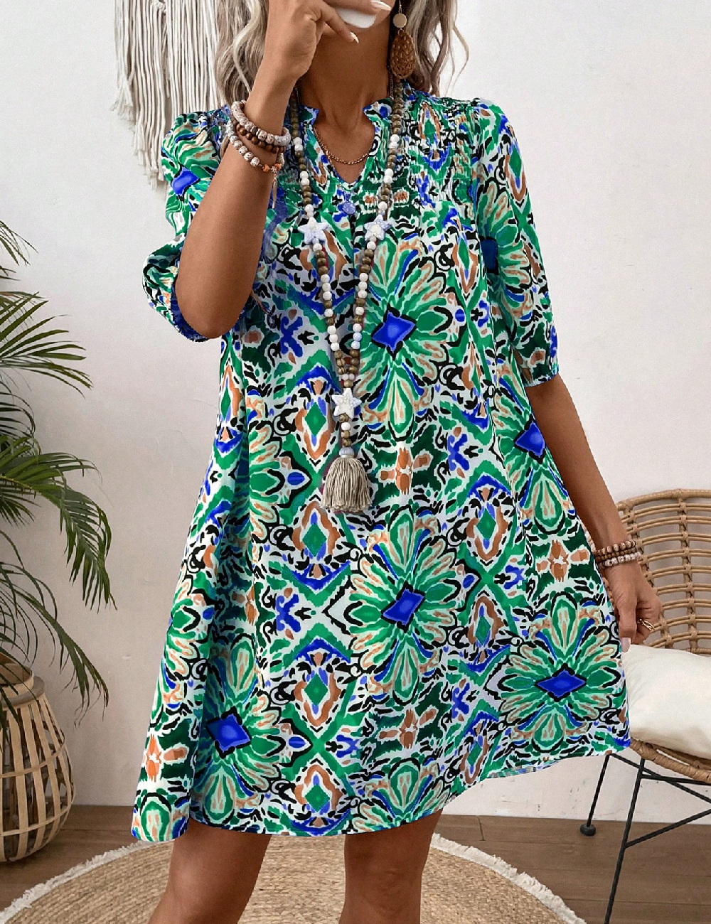 Rochie scurta SHEIN, mix culori