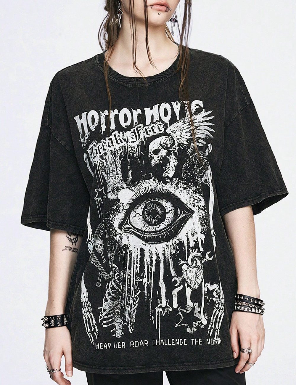 Tricou Romwe, negru