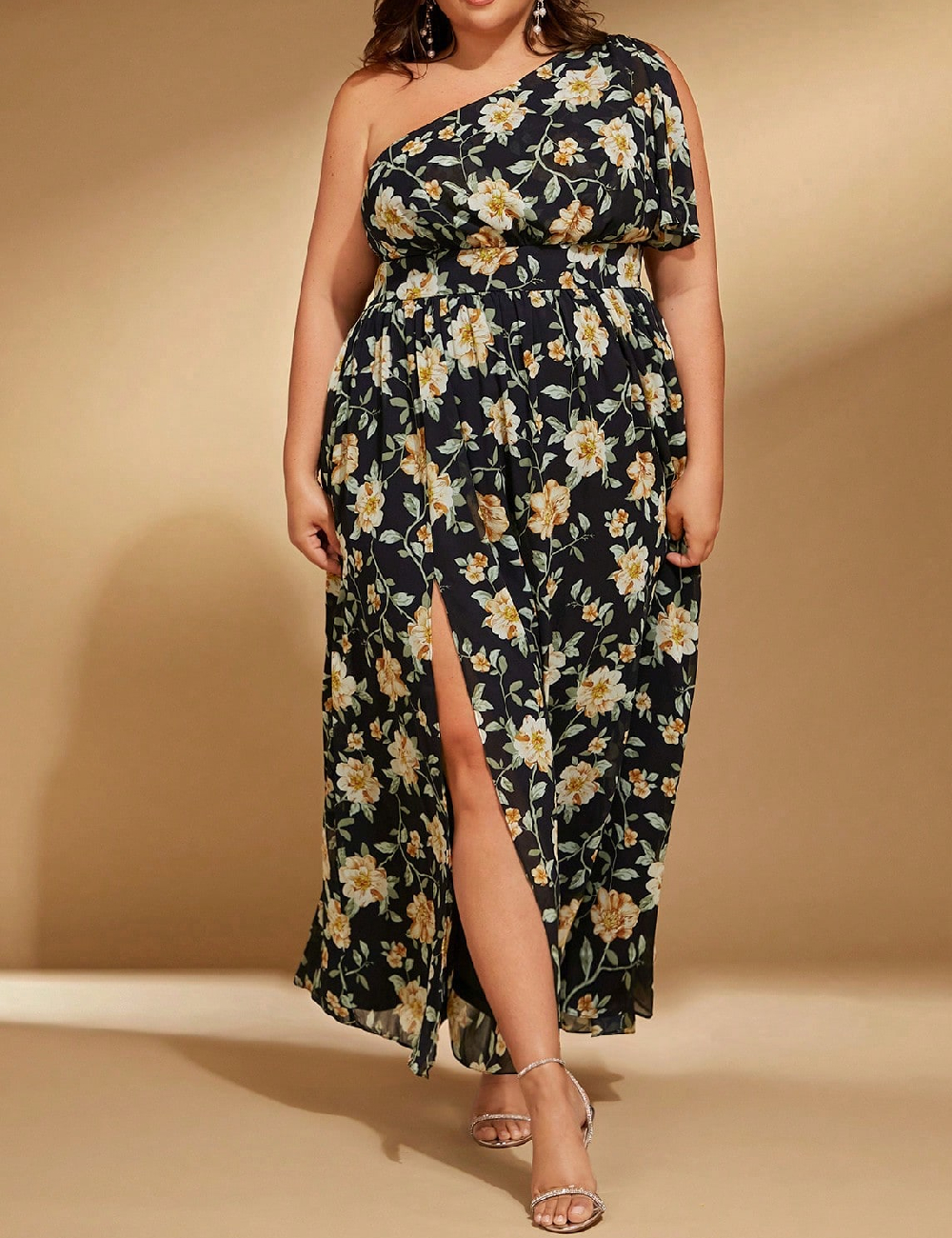 Rochie lunga SHEIN CURVE, floral