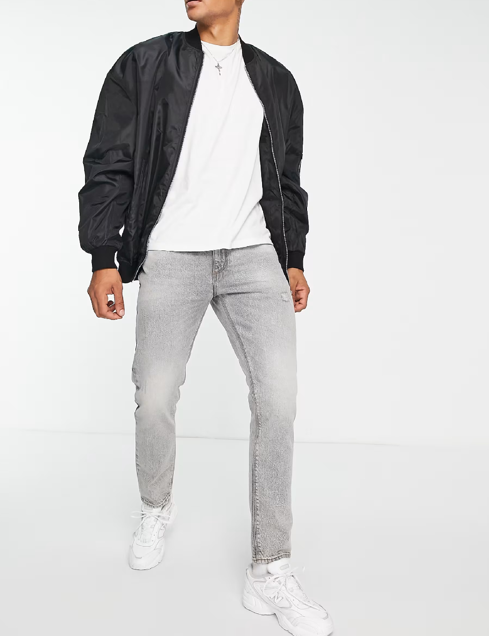 Blugi ASOS, gri