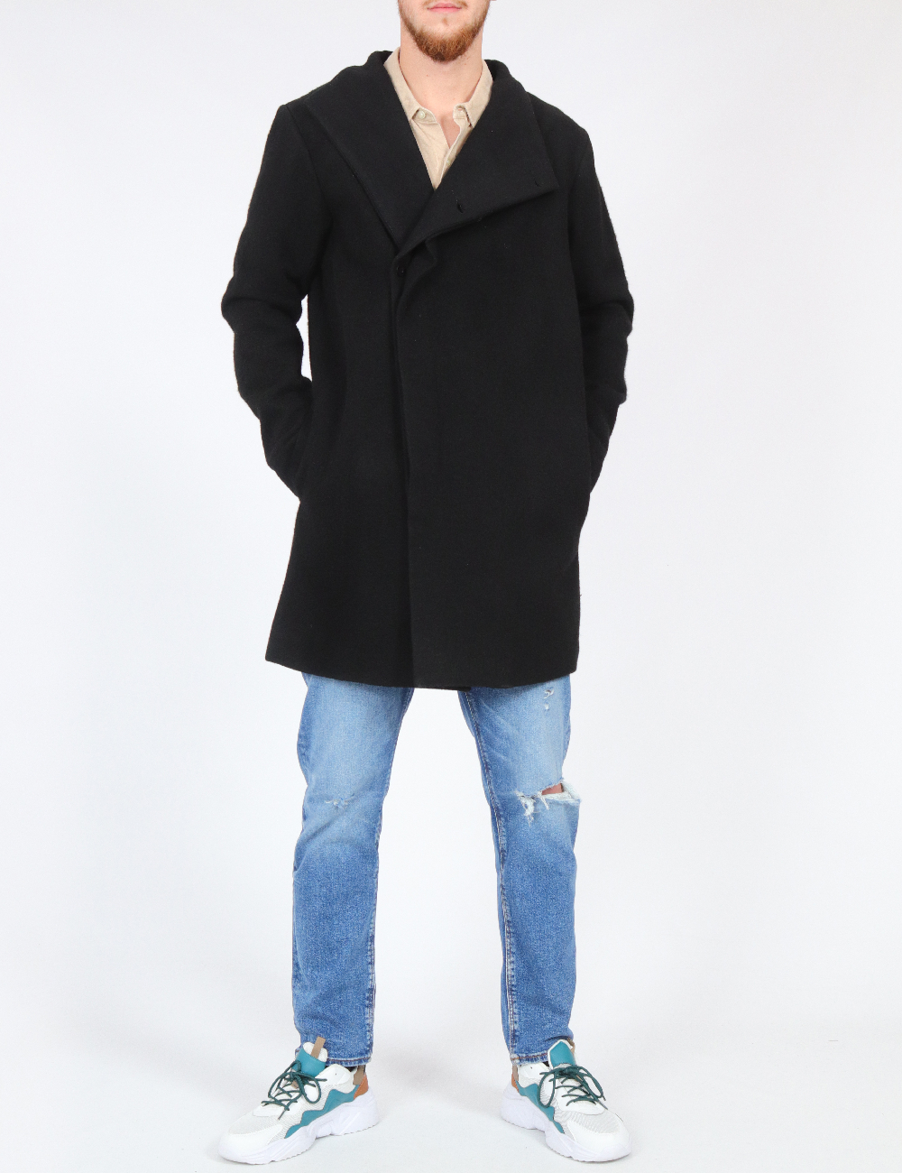 Palton Bolongaro Trevor, negru