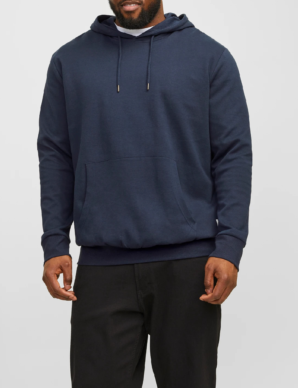 Hanorac Jack&Jones Plus Size Men, bleumarin inchis