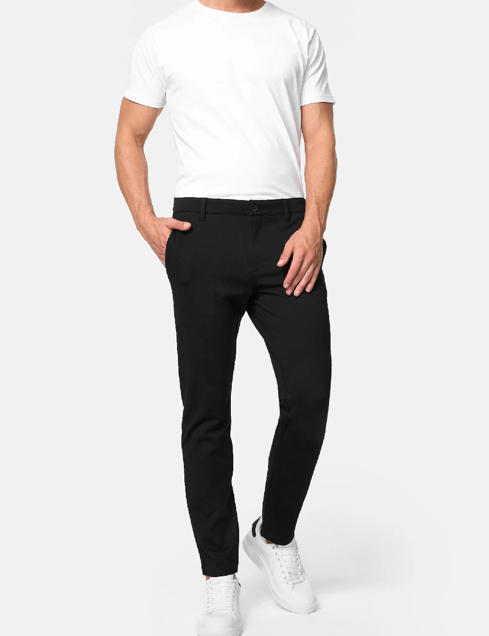 Pantaloni INDICODE, negru