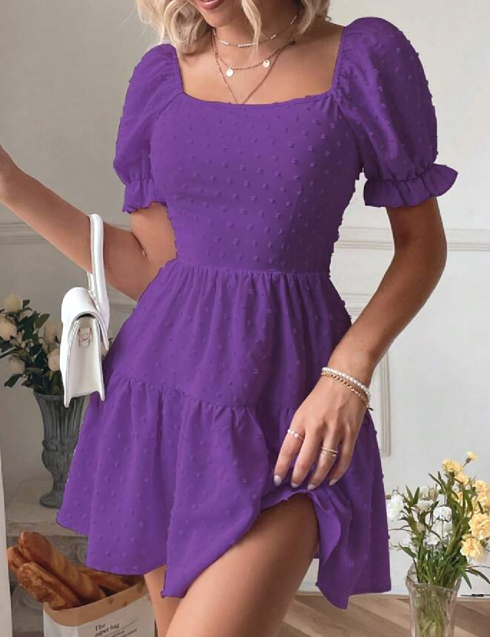 Rochie scurta SHEIN, mov