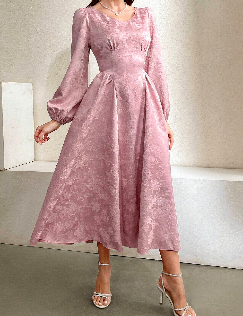 Rochie medie SHEIN, roz