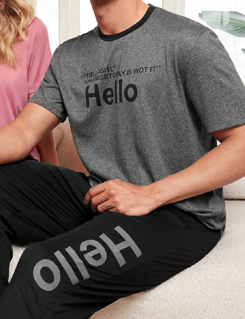 Pijama SHEIN, negru