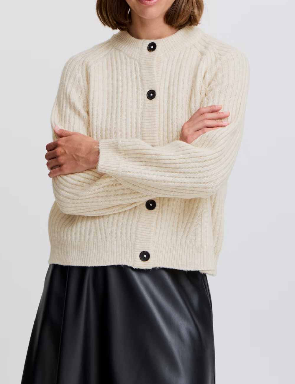 Cardigan b.young, crem