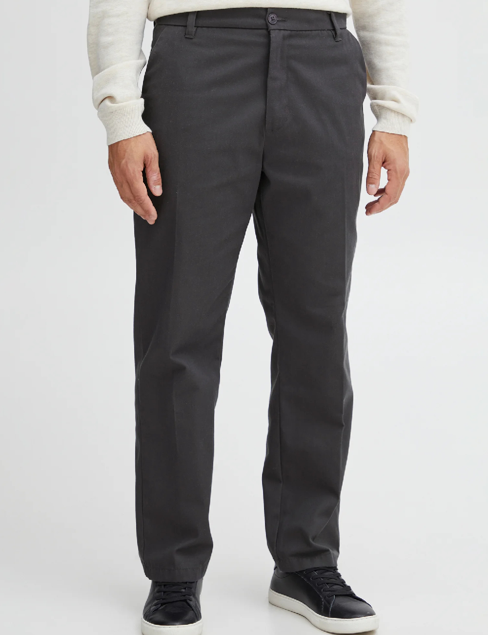 Pantaloni !Solid, gri