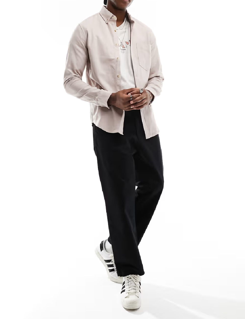 Camasa ASOS, roz pudra