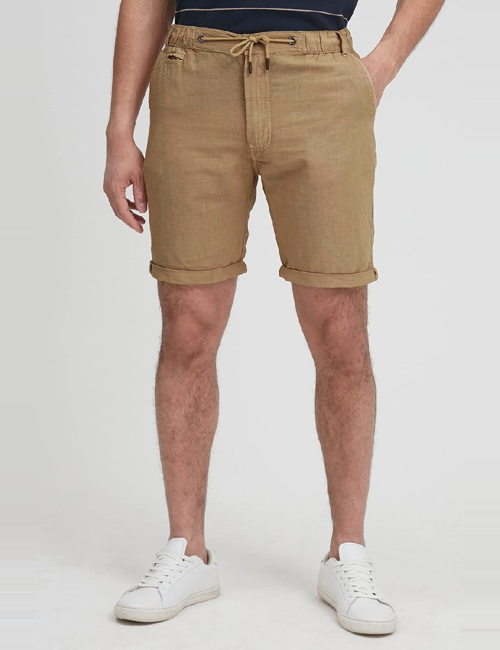 Pantaloni scurti !Solid, maro