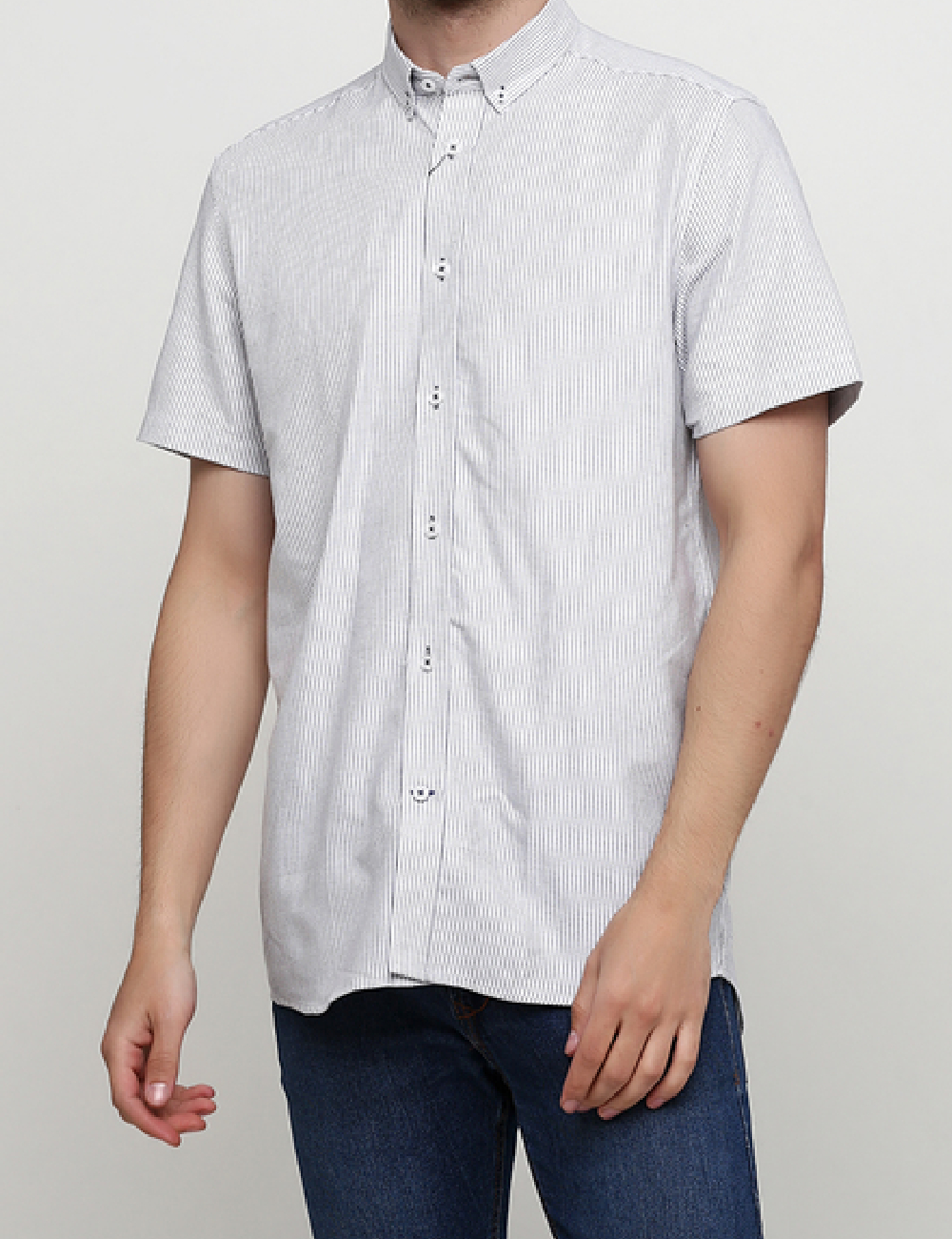 Camasa Tailored Originals, alb/negru