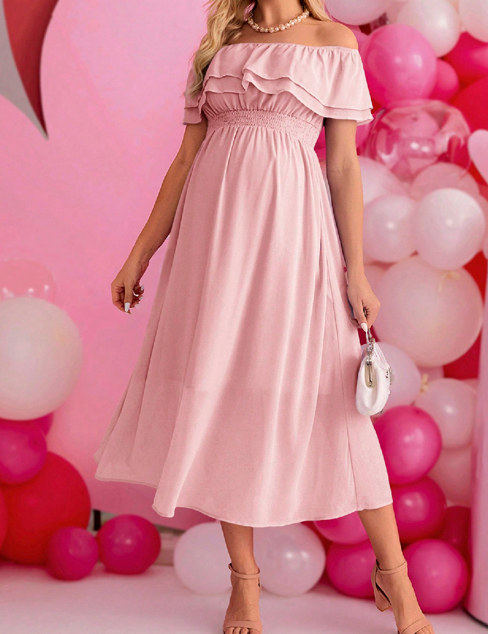 Rochie medie SHEIN Maternity, roz