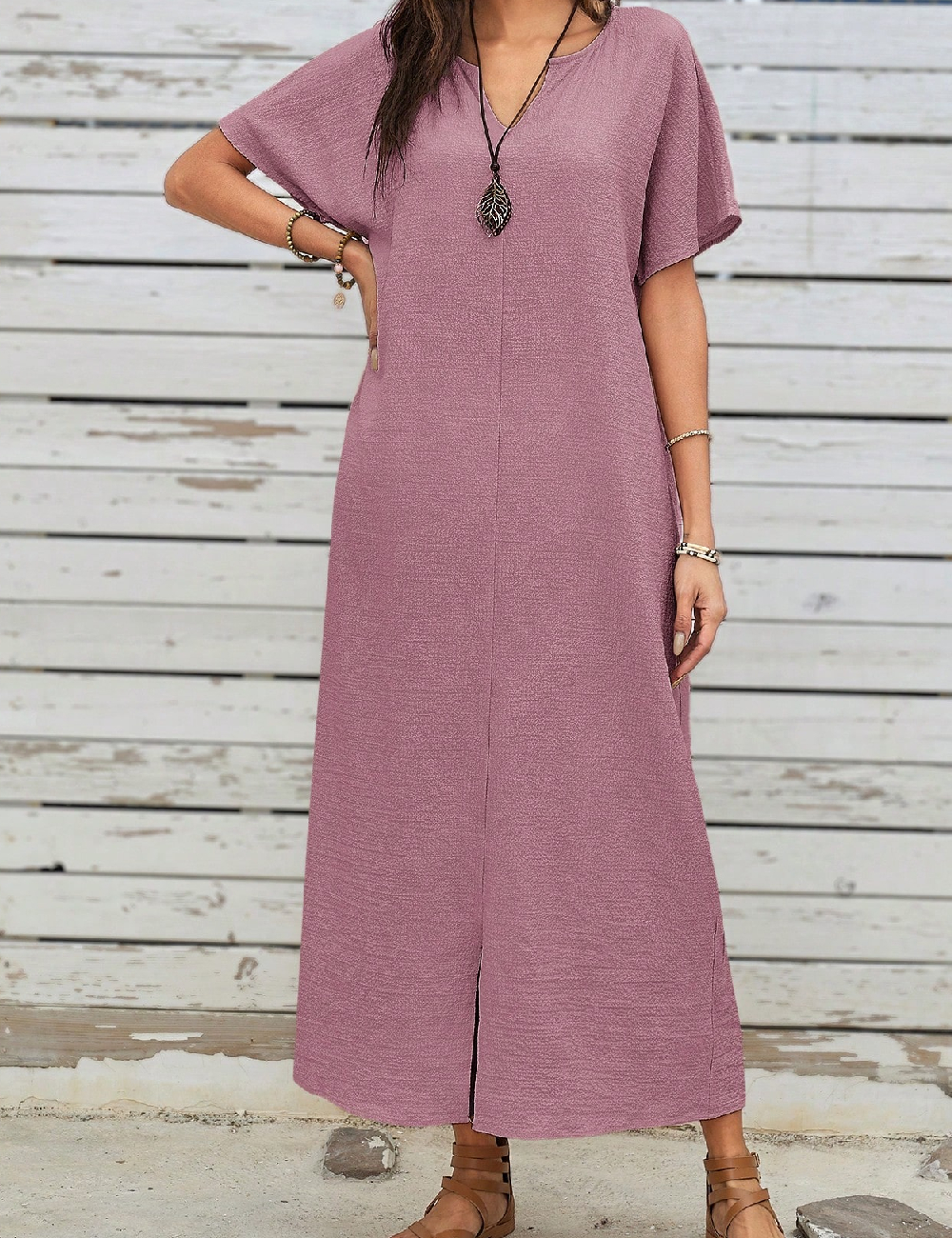 Rochie medie Emery Rose, roz